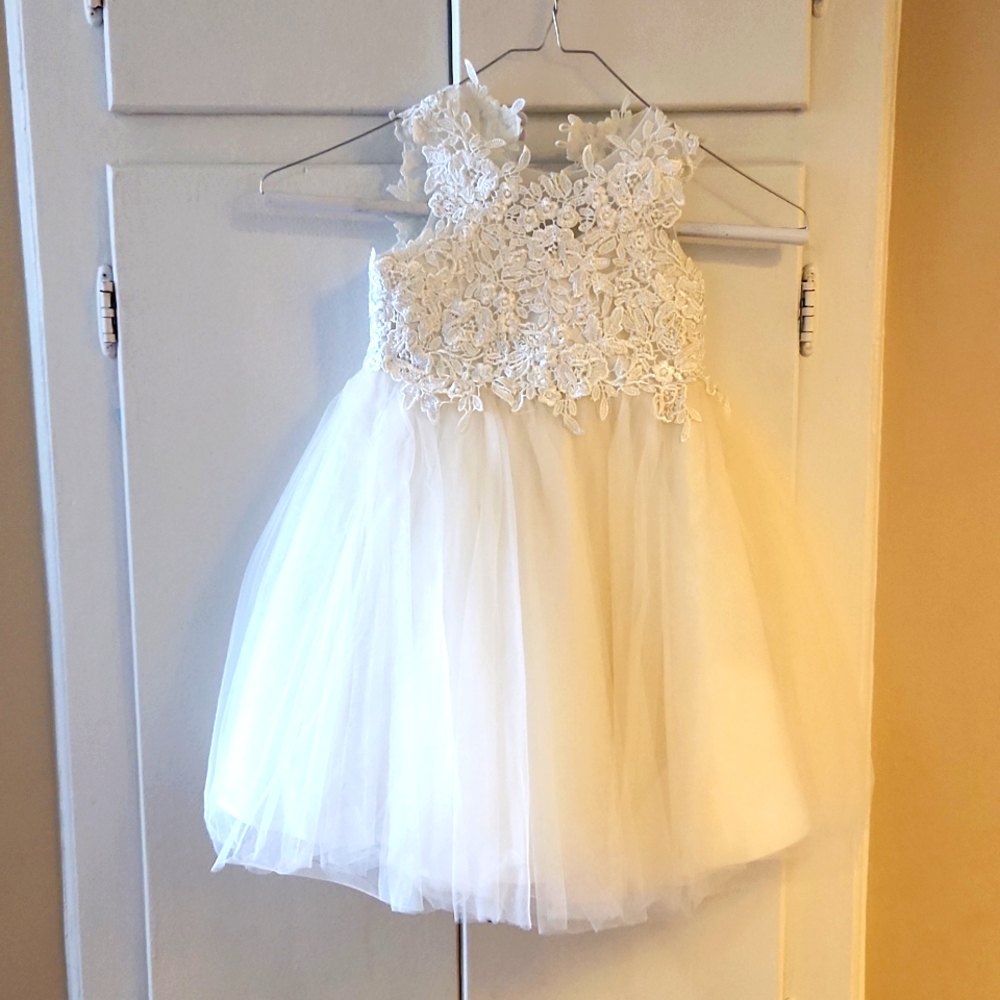 Ivory Flower Girl Dress